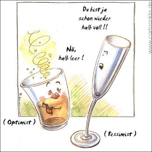 Cartoon: Optimist (medium) by Riemann tagged trinken,drinks,beziehung,philosophy
