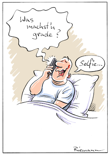 Cartoon: Selfie (medium) by Riemann tagged selfie,masturbation,isolation,einsamkeit,maenner,handy,wortspiel,cartoon,george,riemann,selfie,masturbation,isolation,einsamkeit,maenner,sex,handy,wortspiel,cartoon,george,riemann