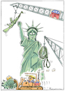 Cartoon: Demolition Party (small) by Riemann tagged republican,party,donald,trump,destruction,democracy,civil,war,racism,corruption,statue,of,liberty,president,united,states,religious,right,nra,white,supremacists,freiheitsstatue,amerika,cartoon,george,riemann