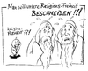 Cartoon: Religions-Freiheit (small) by Riemann tagged beschneidung,circumcision,religion,freedom,free,choice,freie,wahl