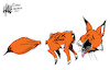 Cartoon: Foxed (small) by halltoons tagged fox,news,carlson,murdoch,media