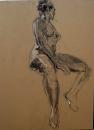 Cartoon: Rosetta from Below (small) by halltoons tagged figure drawing female girl sketch