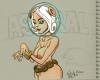 Cartoon: Stylized and colored Astral (small) by halltoons tagged girl woman astro space