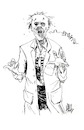 Cartoon: Zombie Doc (small) by halltoons tagged zombie,doctor,horror,brains