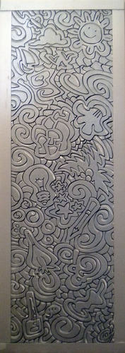 Cartoon: Totem (medium) by giuliodevita tagged painting,totem,emboss,gravure
