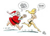 Cartoon: Santa Claus present (small) by giuliodevita tagged santa claus