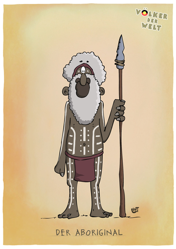 Cartoon: Der Aboriginal (medium) by luftzone tagged cartoonalarm,cartoon,thomas,luft,luftzone,humor,comic,spaß,lustig,freude,lachen,comedy,lacher,brüller,zeichnung,sprechblase,karikatur,völker,welt,tracht,bart,australien,ureinwohner,aborignies,aboriginal,speer,latz,bemalung,cartoonalarm,cartoon,thomas,luft,luftzone,humor,comic,spaß,lustig,freude,lachen,comedy,lacher,brüller,zeichnung,sprechblase,karikatur,völker,welt,tracht,bart,australien,ureinwohner,aborignies,aboriginal,speer,latz,bemalung