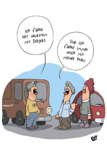 Cartoon: Erdgas (medium) by luftzone tagged cartoonalarm,cartoon,thomas,luft,luftzone,humor,comic,spaß,lustig,freude,lachen,comedy,lacher,brüller,zeichnung,sprechblase,karikatur,auto,verkehr,fahrzeug,ehepaar,erdgas,kraftstoff,frau,mann,cartoonalarm,cartoon,thomas,luft,luftzone,humor,comic,spaß,lustig,freude,lachen,comedy,lacher,brüller,zeichnung,sprechblase,karikatur,auto,verkehr,fahrzeug,ehepaar,erdgas,kraftstoff,frau,mann