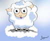 Cartoon: sheep (small) by Dogan Can Alpaslan tagged cartoon