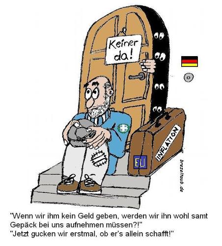 Cartoon: Griechenland-Krise (medium) by brezeltaub tagged griechenland,krise,eu