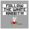 Cartoon: Follow the white rabbit (small) by brezeltaub tagged follow the whit rabbit matrix neo donald trump president brezeltaub computerclub ccc hacker hacken it informatiker freak nerd kaninchen hase weiss white