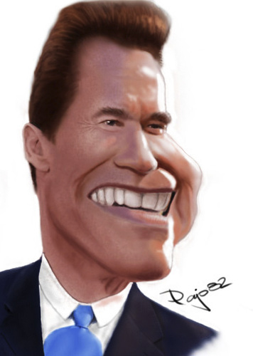 Cartoon: Arnold Schwarzenegger (medium) by Pajo82 tagged arnold