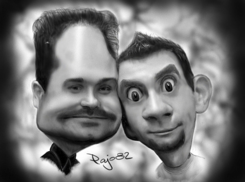 Cartoon: Caricatures (medium) by Pajo82 tagged caricatures