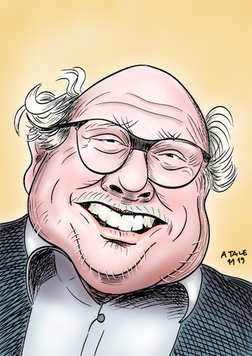 Cartoon: Danny DeVito Karikatur (medium) by Ago tagged danny,de,vito,schauspieler,produzent,hollywood,usa,komiker,filme,kino,runder,geburtstag,karikatur,caricature,gesicht,porträt,bild,cartoon,pressezeichnung,illustration,tale,agostino,natale,danny,de,vito,schauspieler,produzent,hollywood,usa,komiker,filme,kino,runder,geburtstag,karikatur,caricature,gesicht,porträt,bild,cartoon,pressezeichnung,illustration,tale,agostino,natale