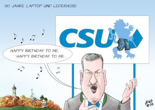 Die CSU feiert sich Die CSU feiert sich