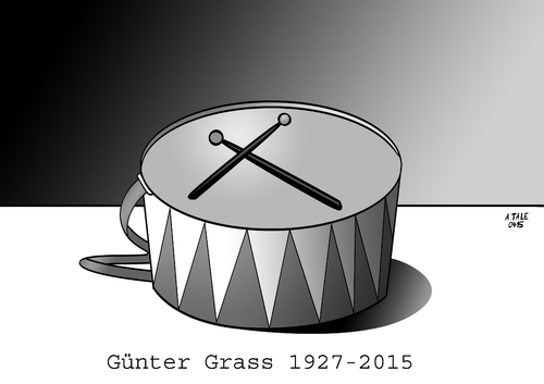 Cartoon: Günter Grass (medium) by Ago tagged cartoon,kreuz,blechtrommel,bücher,nobelpreisträger,literatur,tod,schriftsteller,grass,günter,günther,grass,schriftsteller,tod,literatur,nobelpreisträger,bücher,blechtrommel,kreuz,cartoon