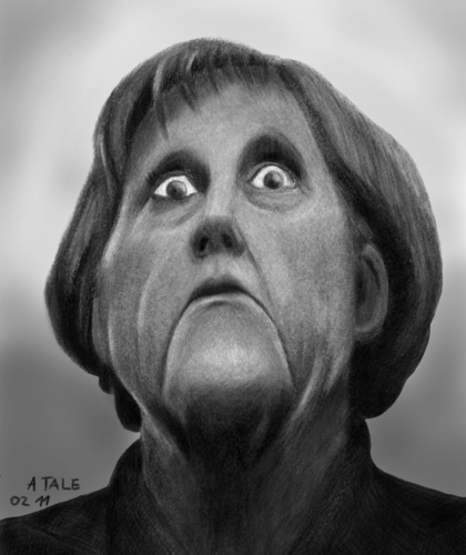 Cartoon: I m not amused (medium) by Ago tagged karikatur,caricature,porträt,portrait,bundeskanzlerin,cdu,merkel,angela,angela,merkel,cdu,bundeskanzlerin,karikatur