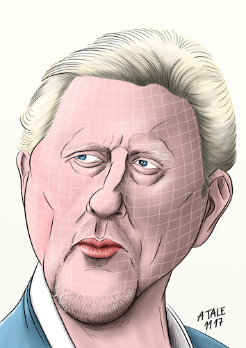 Cartoon: Karikatur Boris Becker (medium) by Ago tagged boris,becker,1967,november,50,geburtstag,sportler,tennis,tennisspieler,deutscher,wimbledon,sieger,1985,legende,danach,irrungen,wirrungen,dauerpräsent,öffentlichkeit,klatschpresse,populär,netzlinien,tennisschläger,gitter,gefangener,seiner,berühmtheit,vip,porträt,gesicht,karikatur,caricature,portrait,face,illustration,zeichnung,bild,pressezeichnung,cartoon,tale,agostino,natale,boris,becker,1967,november,50,geburtstag,sportler,tennis,tennisspieler,deutscher,wimbledon,sieger,1985,legende,danach,irrungen,wirrungen,dauerpräsent,öffentlichkeit,klatschpresse,populär,netzlinien,tennisschläger,gitter,gefangener,seiner,berühmtheit,vip,porträt,gesicht,karikatur,caricature,portrait,face,illustration,zeichnung,bild,pressezeichnung,cartoon,tale,agostino,natale