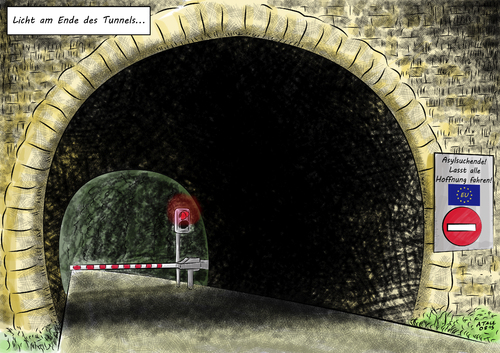 Cartoon: Licht am Ende des Tunnels (medium) by Ago tagged asyl,asylsuchende,flucht,flüchtlinge,eurotunnel,tunnel,eu,europa,abschottung,grenzen,abschiebung,zuwanderung,england,frankreich,abgrenzung,elend,armut,herkunftsländer,politik,wirtschaft,cartoon,karikatur,asyl,asylsuchende,flucht,flüchtlinge,eurotunnel,tunnel,eu,europa,abschottung,grenzen,abschiebung,zuwanderung,england,frankreich,abgrenzung,elend,armut,herkunftsländer,politik,wirtschaft,cartoon,karikatur