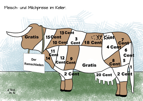 Ramschladen Kuh