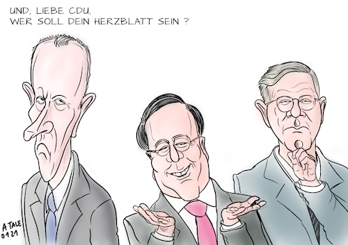 Cartoon: Rendezvouz bei der CDU (medium) by Ago tagged cdu,parteitag,wahl,parteivorsitz,parteivorsitzenden,kandidaten,friedrich,merz,armin,laschet,norbert,röttgen,christlich,demokratische,union,ära,nach,merkel,potentieller,kanzlerkandidat,herzblatt,kuppelshow,fernsehen,herrenwahl,caricature,karikatur,cartoon,pressezeichnung,illustration,tale,agostino,natale,cdu,parteitag,wahl,parteivorsitz,parteivorsitzenden,kandidaten,friedrich,merz,armin,laschet,norbert,röttgen,christlich,demokratische,union,ära,nach,merkel,potentieller,kanzlerkandidat,herzblatt,kuppelshow,fernsehen,herrenwahl,caricature,karikatur,cartoon,pressezeichnung,illustration,tale,agostino,natale