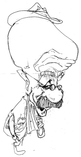Cartoon: Alf Garnett (medium) by Andyp57 tagged caricature,sketch,andyp57
