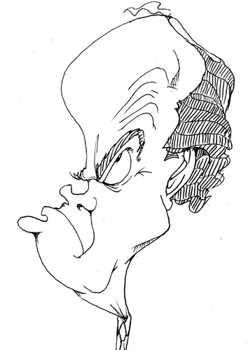 Cartoon: Kelsey Grammer - Frasier Crane (medium) by Andyp57 tagged caricature,pen