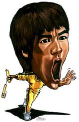 Cartoon: Caricature of Bruce Lee (medium) by jit tagged caricature,bruce,lee,