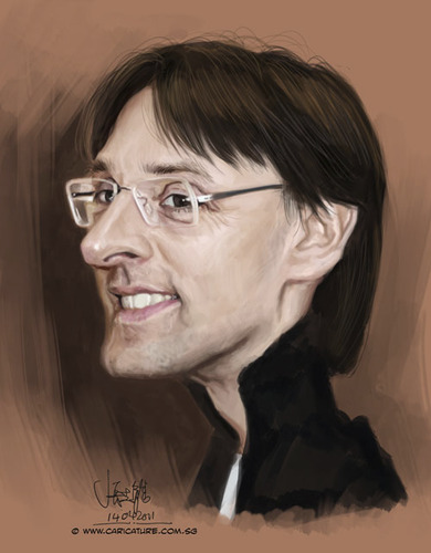Cartoon: draw-me caricature (medium) by jit tagged digital,caricature,portraitpitch