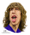 Cartoon: caricature of Carles Puyol (small) by jit tagged digital caricature of carles puyol