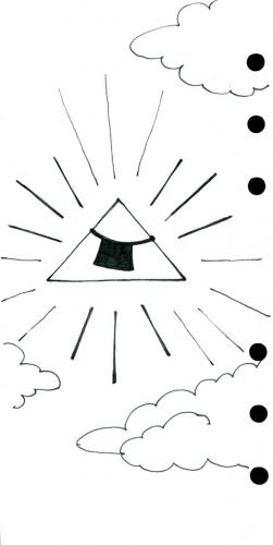 Cartoon: He used to see everything (medium) by freekhand tagged god,eye,eyepatch,triangle,vision