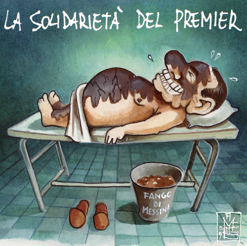 Cartoon: Solidarity (medium) by matteo bertelli tagged berlusconi,sicily,alluvium,bertelli,silvio berlusconi,sicily,alluvium,bertelli,italien,silvio,berlusconi