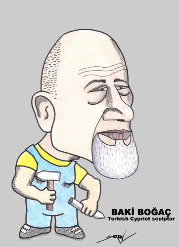 Cartoon: BAKI BOGAC (medium) by serkan surek tagged surekcartoons
