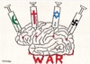 Cartoon: WAR (small) by serkan surek tagged surekcartoons