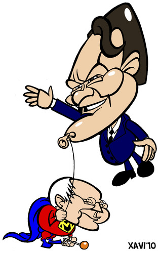 Cartoon: El globus de Montilla (medium) by Xavi dibuixant tagged jose,montilla,artur,mas,caricatura,catalunya,generalitat