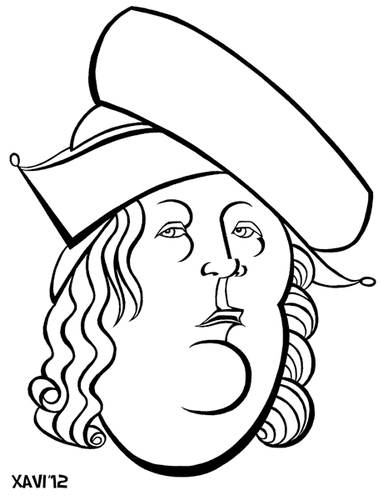 Cartoon: Paracelsus (medium) by Xavi dibuixant tagged paracelsus,paracelso,medicine,doctor,history,caricature,cartoon