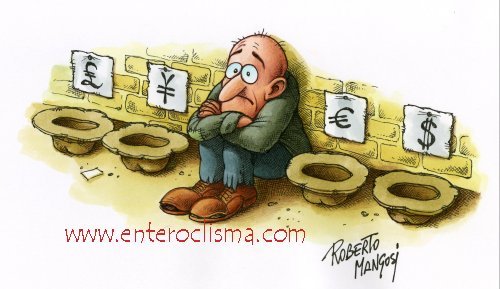 Cartoon: International crisis (medium) by Roberto Mangosi tagged economy,money,poor,markets