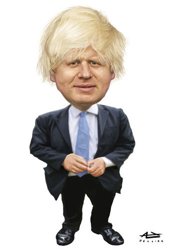 Cartoon: Boris Johnson (medium) by Alex Pereira tagged boris,johnson
