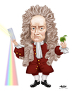 Cartoon: Isaac Newton (small) by Alex Pereira tagged physics,science