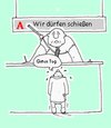 Cartoon: Schiessbefehl (small) by amigomike tagged hartz4