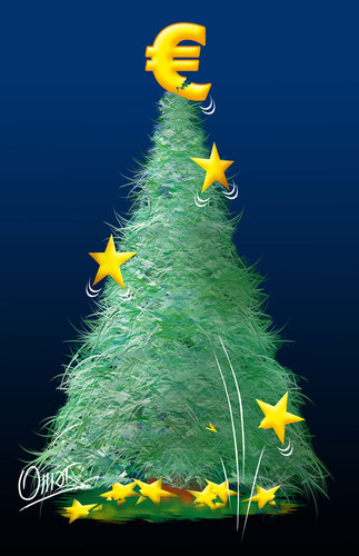 Cartoon: navidad (medium) by riva tagged navidad,2012,merry,christmas