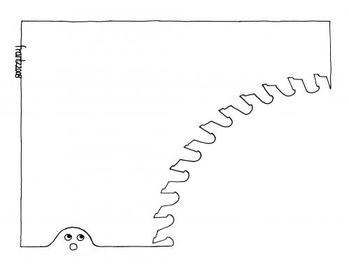 Cartoon: ShredPanic! (medium) by frantz2008 tagged nightmare,fear,panic,