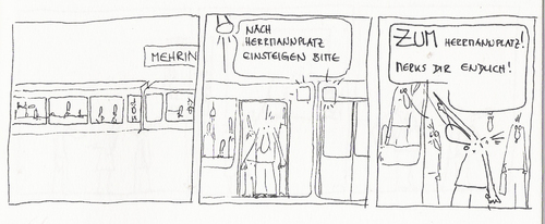 Cartoon: bvg (medium) by kika tagged bvg