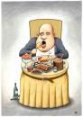 Cartoon: Glutton (small) by ciosuconstantin tagged food