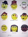 Cartoon: keep on smiling (small) by gore-g tagged smiley,smileys,chaplin,hepburn,nicholson,carrey,schwarzenegger,stallone,bronson,taylor,jackson