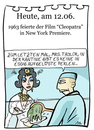 Cartoon: 12. Juni (small) by chronicartoons tagged cleopatra,elizabeth,taylor,cartoon,kantine