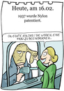 Cartoon: 16. Februar (small) by chronicartoons tagged nylon,strumpf,bankraub,cartoon