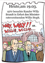 Cartoon: 19. März (small) by chronicartoons tagged willy,brandt,willie,stoph,ddr,brd,chronicartoon