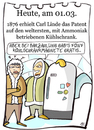 Cartoon: 1.März (small) by chronicartoons tagged kühlschrank,eskimo,cartoon