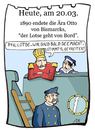 Cartoon: 20. März (small) by chronicartoons tagged bismarck,wilhelm2,hitler,kaiser,seemacht,chronicartoon